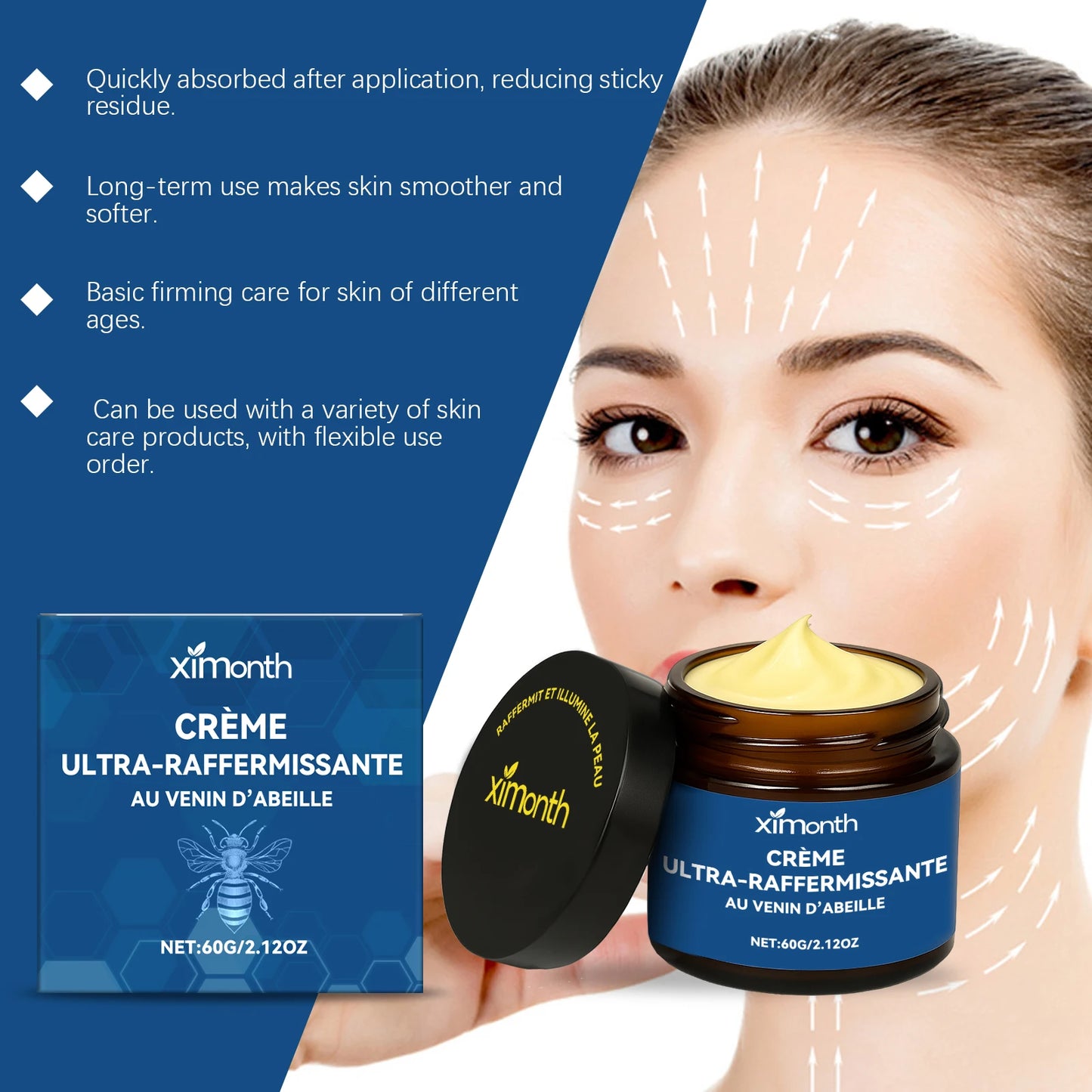 Bee Venom Firming Face Cream | Collagen Moisturizer 60g