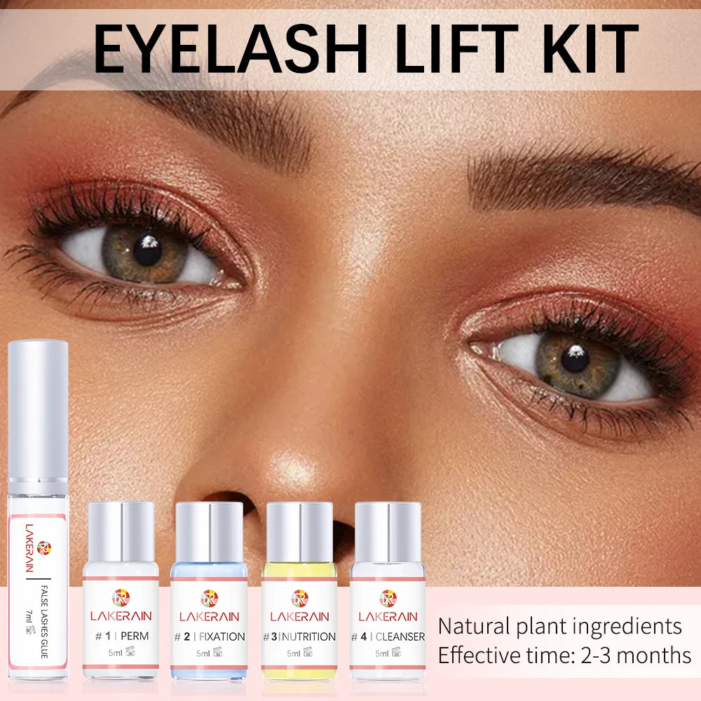 New Lash Lift Kit Long Lasting Eyelash Lifting Perming Lotion Fixation Glue Curly Lasher Beauty Salon Home Use Pro Kit Peaceful Pleasures Health and Wellness