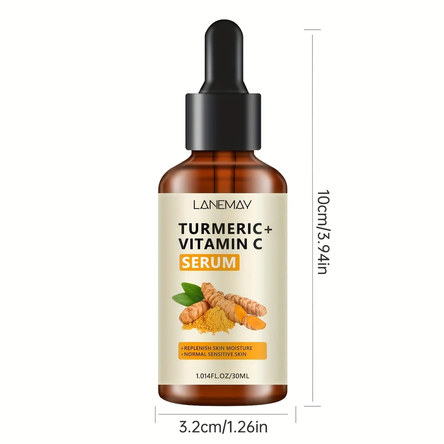 Turmeric & Vitamin C Face Serum – Hydrating Drops for All Skin
