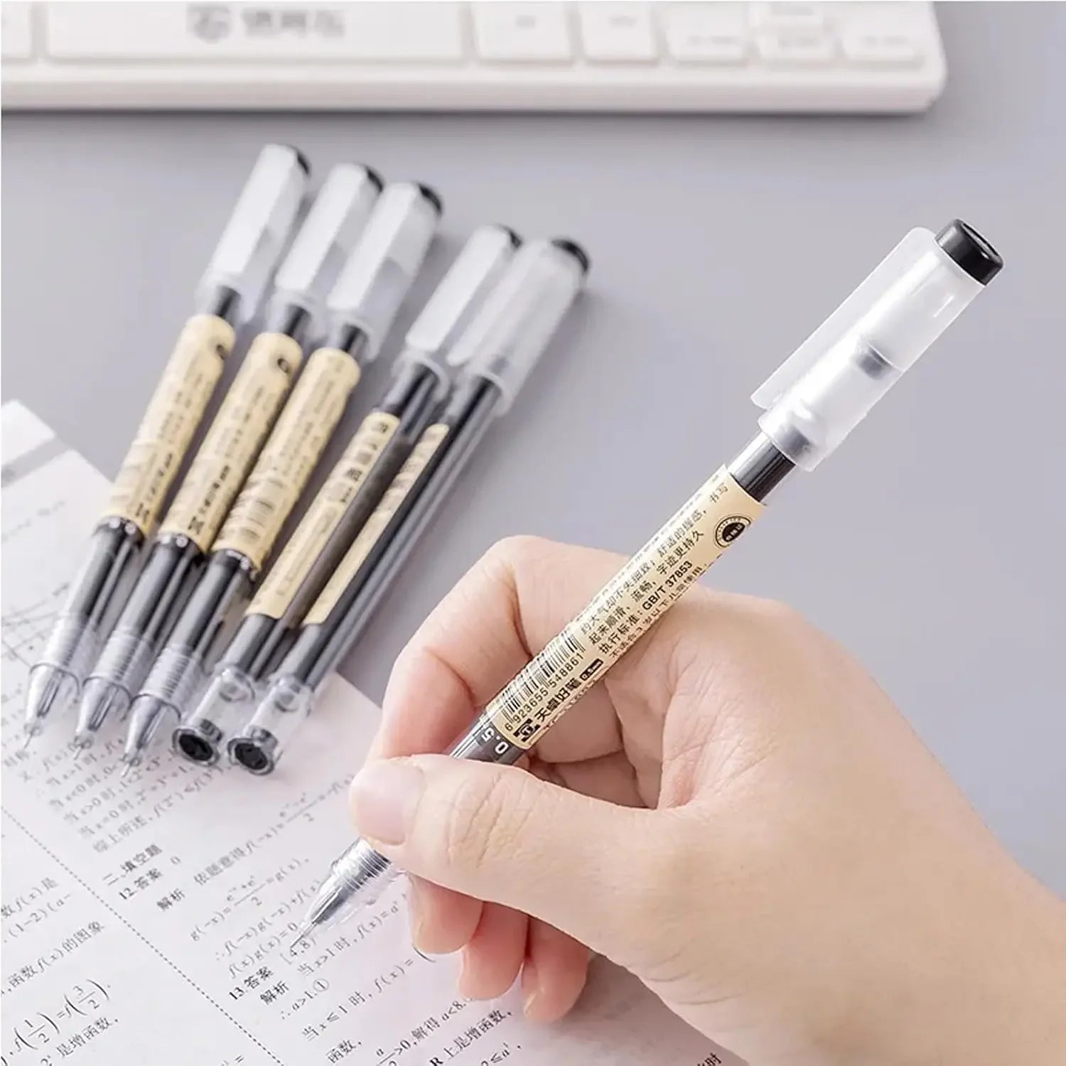 0.35mm Ultra Fine Gel Ink Pens, Quick-Drying Rollerball for Office School Writing, 12-Pack Black Peaceful Pleasures Health and Wellness