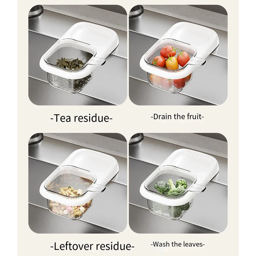 Kitchen Sink Strainer Block Food Waste Prevent Clogs Hanging Drain