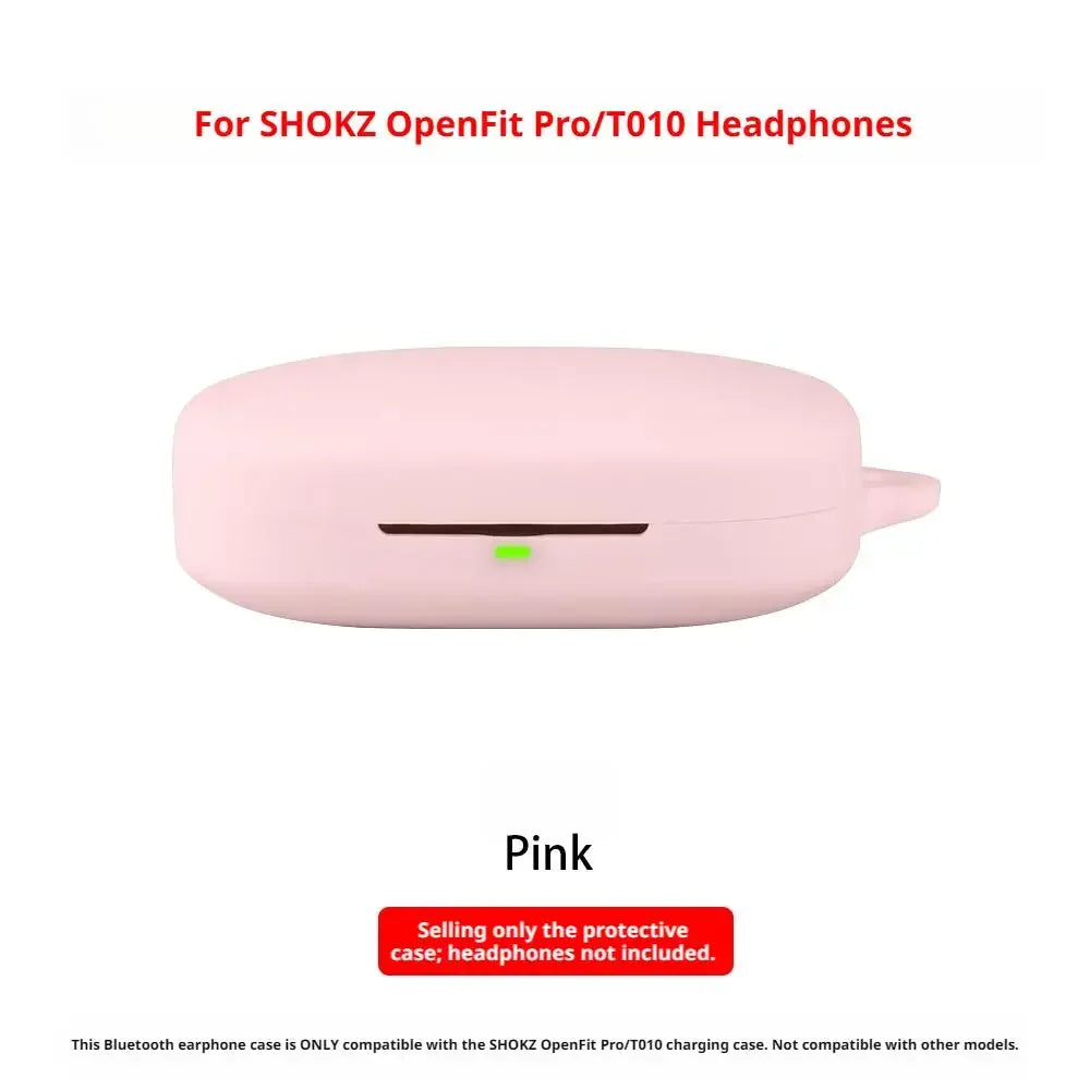 Silicone Protective Case for SHOKZ OpenFit Pro T010 Wireless Headphone Protector Case Cover Shell Housing Anti-dust Sleeve Peaceful Pleasures Health and Wellness 07