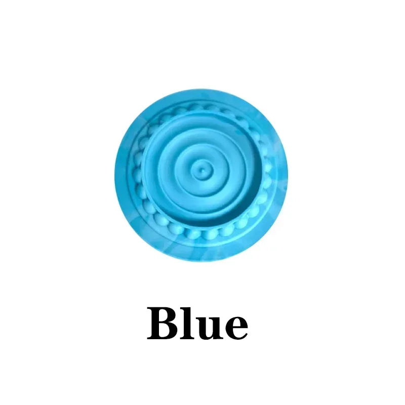 Cat & Dog Slow Feeder Bowl | Non-Slip Anti-Choke Mat Slow Feeder Bowl Peaceful Pleasures Health and Wellness Blue