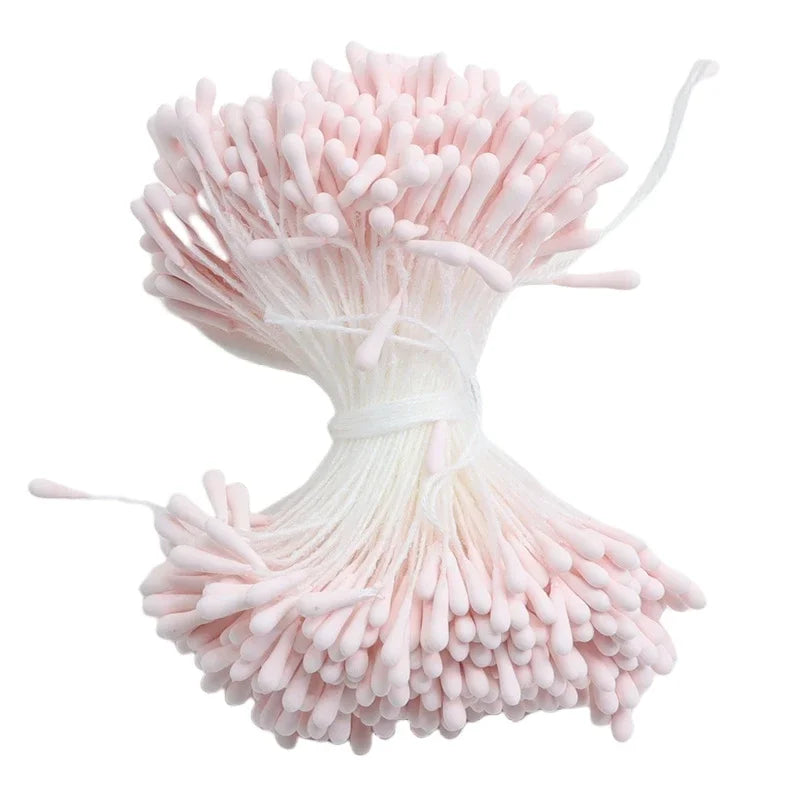 400pcs 2mm Moulti Options Artificial Flower stamen Mini Pearl Floral pistil For Wedding Party Home Decoration DIY Accessories Peaceful Pleasures Health and Wellness Light Pink