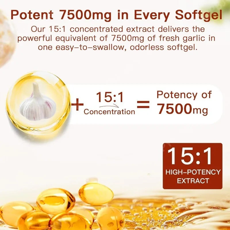Aged Garlic Extract 300 Capsules – Odorless, Organic, Non-GMO