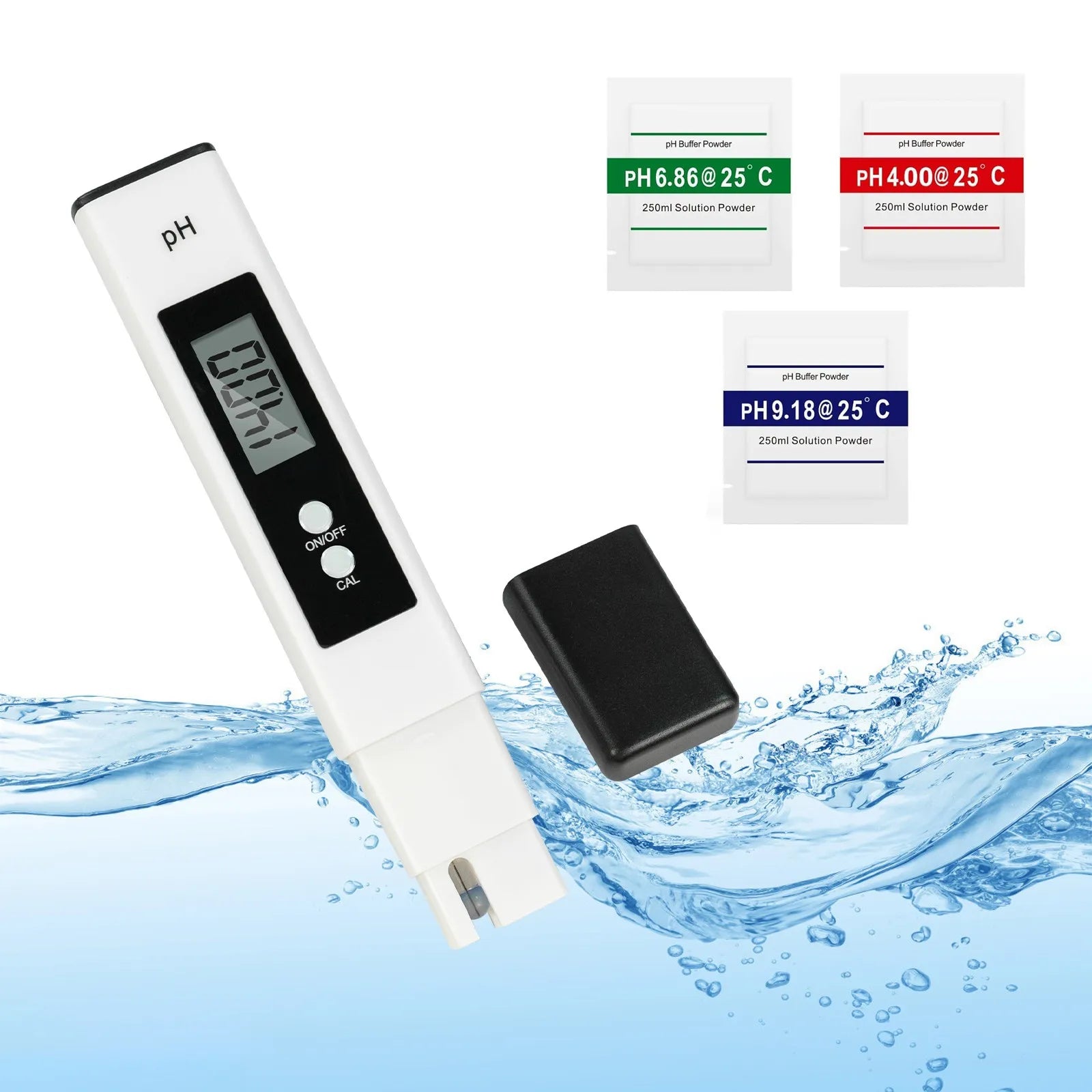 2026 Digital PH Meter 0.01 High Accuracy, 0-14 pH Range Water Quality Tester for Drinking Water, Aquarium, Pool, Hydroponics Peaceful Pleasures Health and Wellness White 0.01