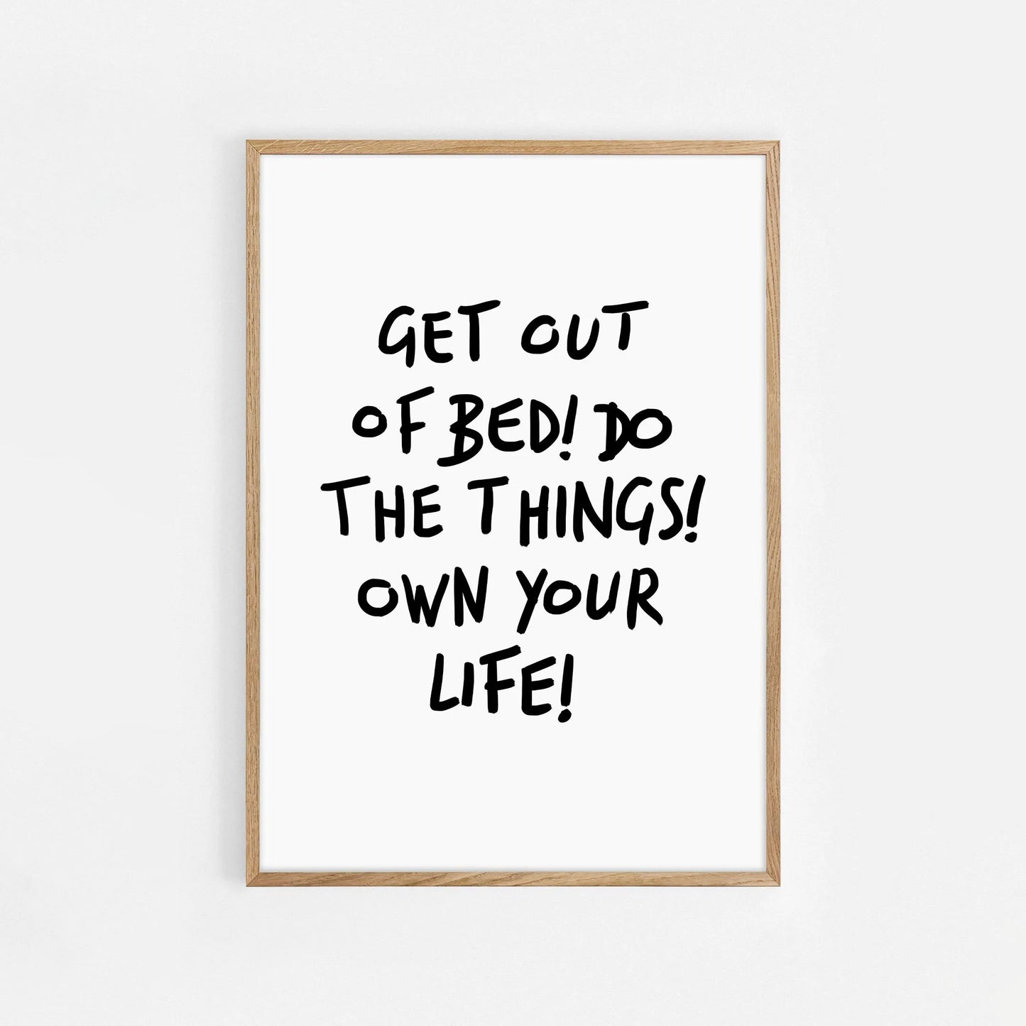 Motivational Funny Quote Canvas Wall Art | Inspirational Poster Canvas Wall Art Peaceful Pleasures Health and Wellness 03 40x50cm Unframed