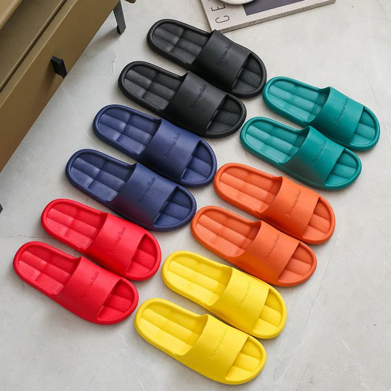 Non-Slip EVA Shower Slides | Unisex Indoor Slippers
