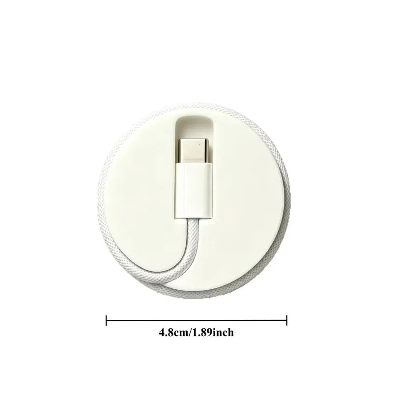 Portable Mobile Phone Charging Cable Storage Organizer Anti Winding