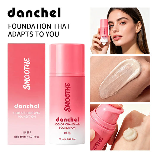 Color Changing Foundation Deep Moisturizing SPF15 Sun Protection Medium Coverage Smart Match Skin Color Natural Look Foundation Peaceful Pleasures Health and Wellness