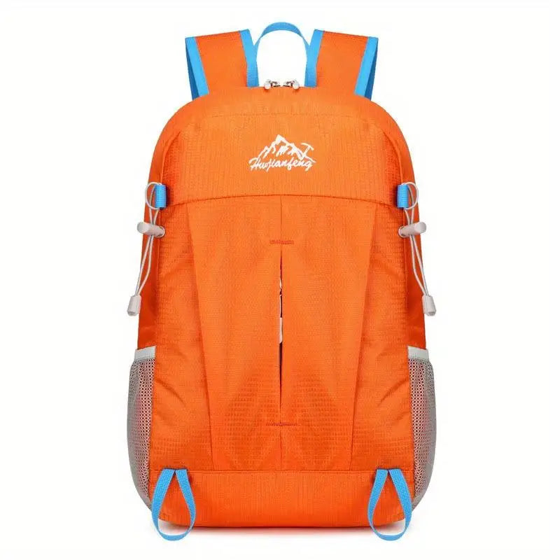 Outdoor Backpack Lightweight Foldable Travel Bag, Bicycle Compatible Pack for Hiking Camping Cycling, Versatile Use for Adventur Peaceful Pleasures Health and Wellness 8024 orange