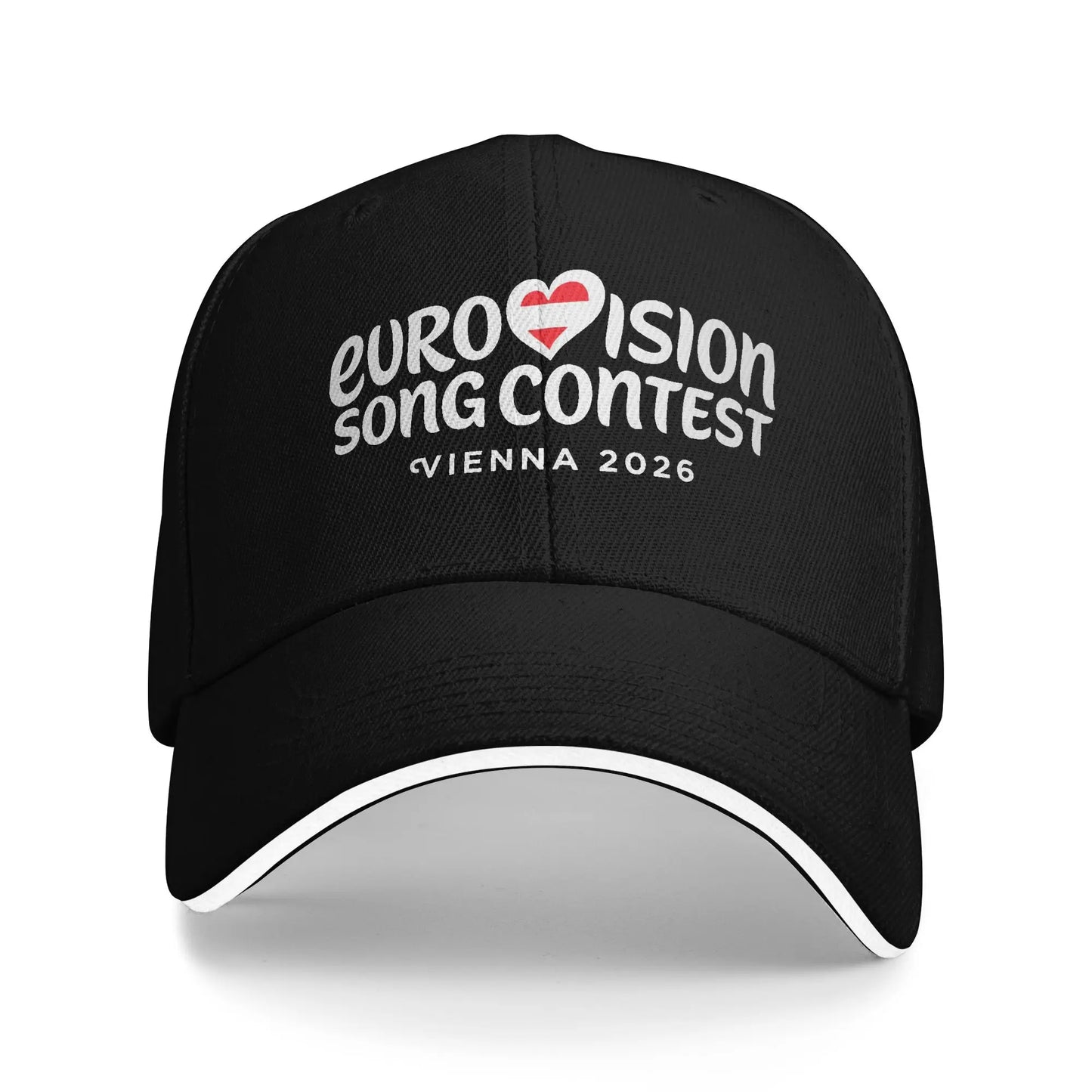 Eurovisions 2026 Sun Baseball Cap Summer Female Male Print Trucker Hat High Quality Fashion Hiking Fishing Baseball Caps Peaceful Pleasures Health and Wellness black One Size