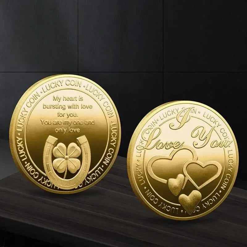 Gold Plated Bitcoin Commemorative Coin | Crypto Collector Gift