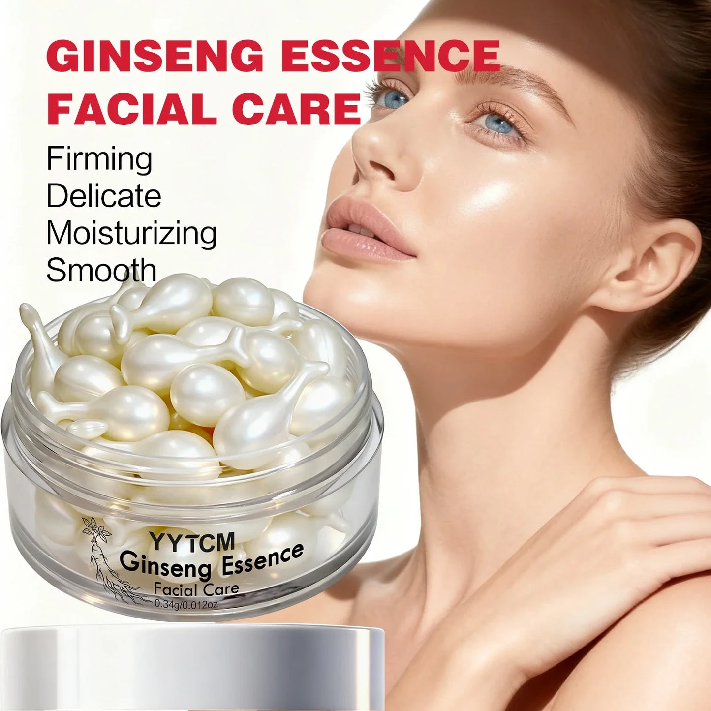 Ginseng Essence Capsules | Squalane, Niacinamide & Retinol Serum