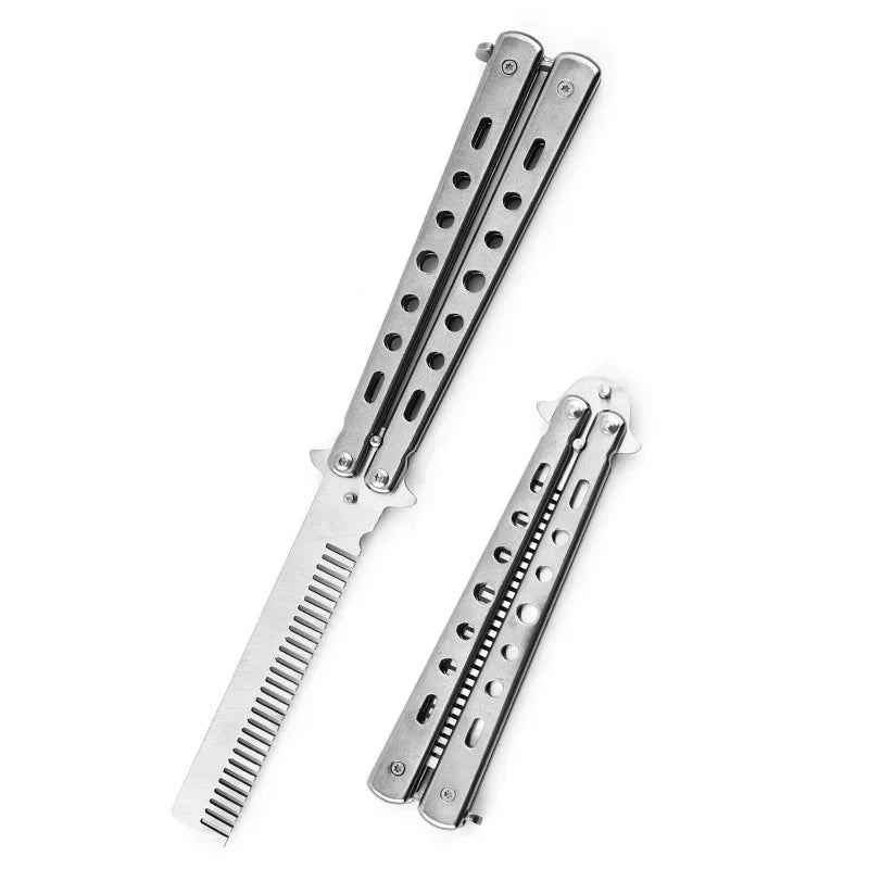 Butterfly Training Comb Stainless Steel Balisong Flipper