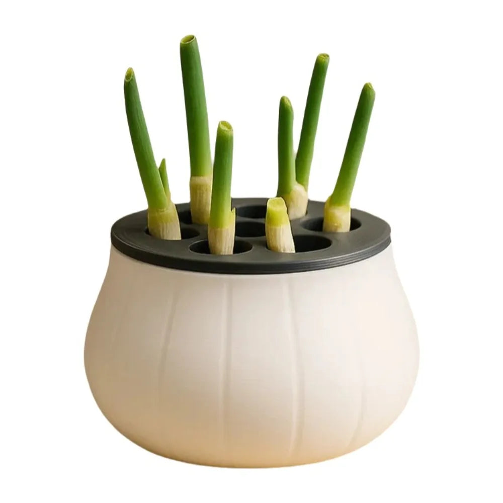 Vertical Hydroponic Green Onion Planter | 7-Hole Space-Saving