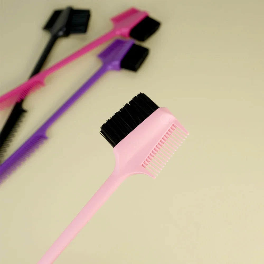 Double-Sided Hair Dye Brush & Comb Set – Salon & Home