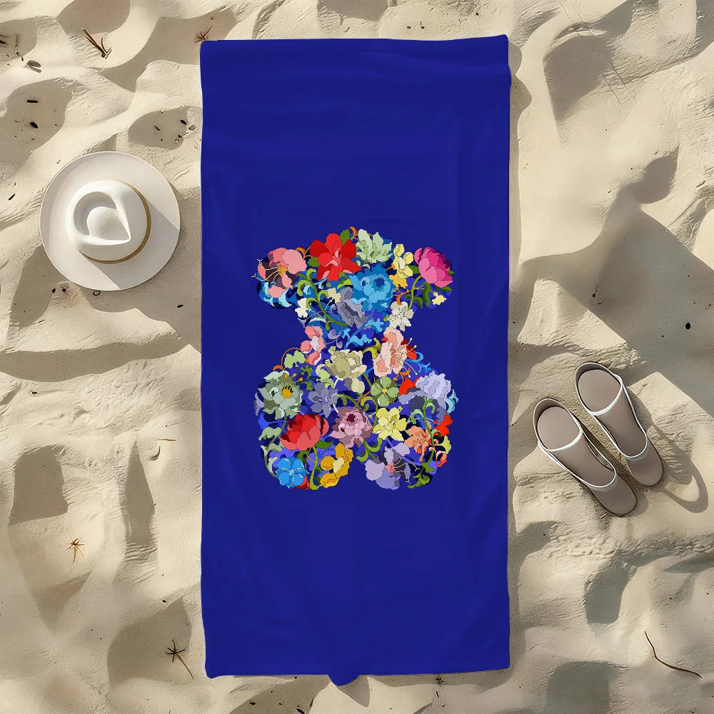 Quick-Dry Printed Beach Towel | Swim, Yoga & Gym All Sizes