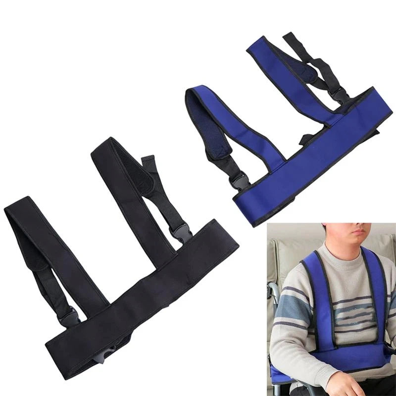 Wheelchair Waist Strap Belt Breathable Elderly Wheelchair Anti-Fall Azimuth Support Fixing Straps Nursing Band For Elderly Peaceful Pleasures Health and Wellness