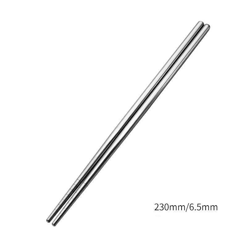 5 Pairs 304 Stainless Steel Chopsticks Reusable Non Slip Chopsticks Dishwasher Safe Peaceful Pleasures Health and Wellness