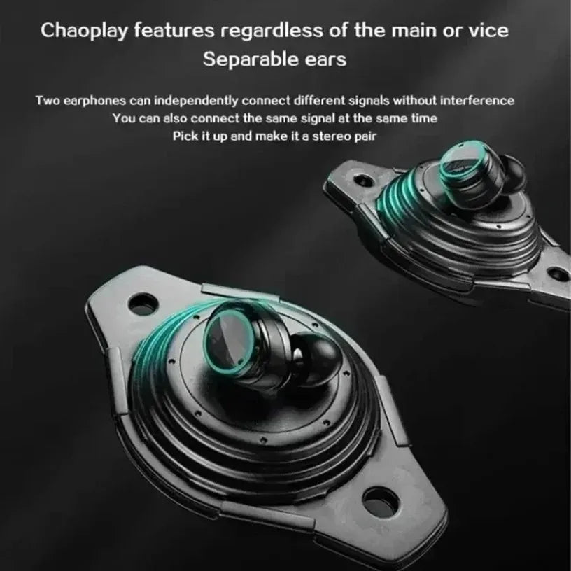Wireless Noise Reduction HQ High Quality TWS Earphone M25 In-ear Type-C LED Display Recharge Earphone Headphone Peaceful Pleasures Health and Wellness