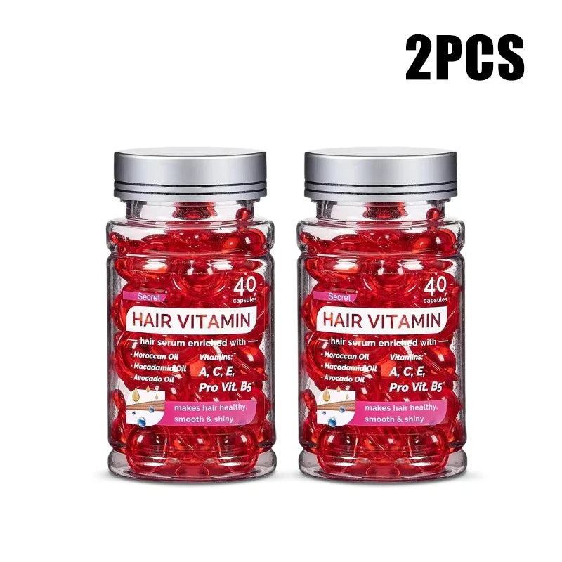 Eelhoe Moroccan Argan Vitamin Oil Hair Capsules – 40ct