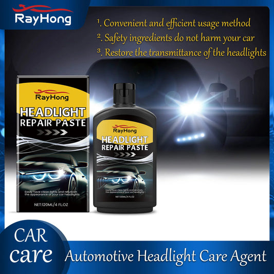 RayHong Car Headlight Restoration Polish & Deoxidizer 120ml