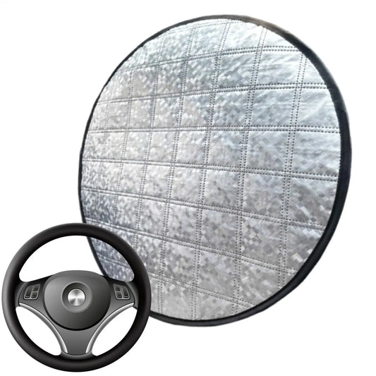 43CM Universal Steering Wheel Sun Shade Cover – UV Blocking Steering Wheel Sun Shade Peaceful Pleasures Health and Wellness