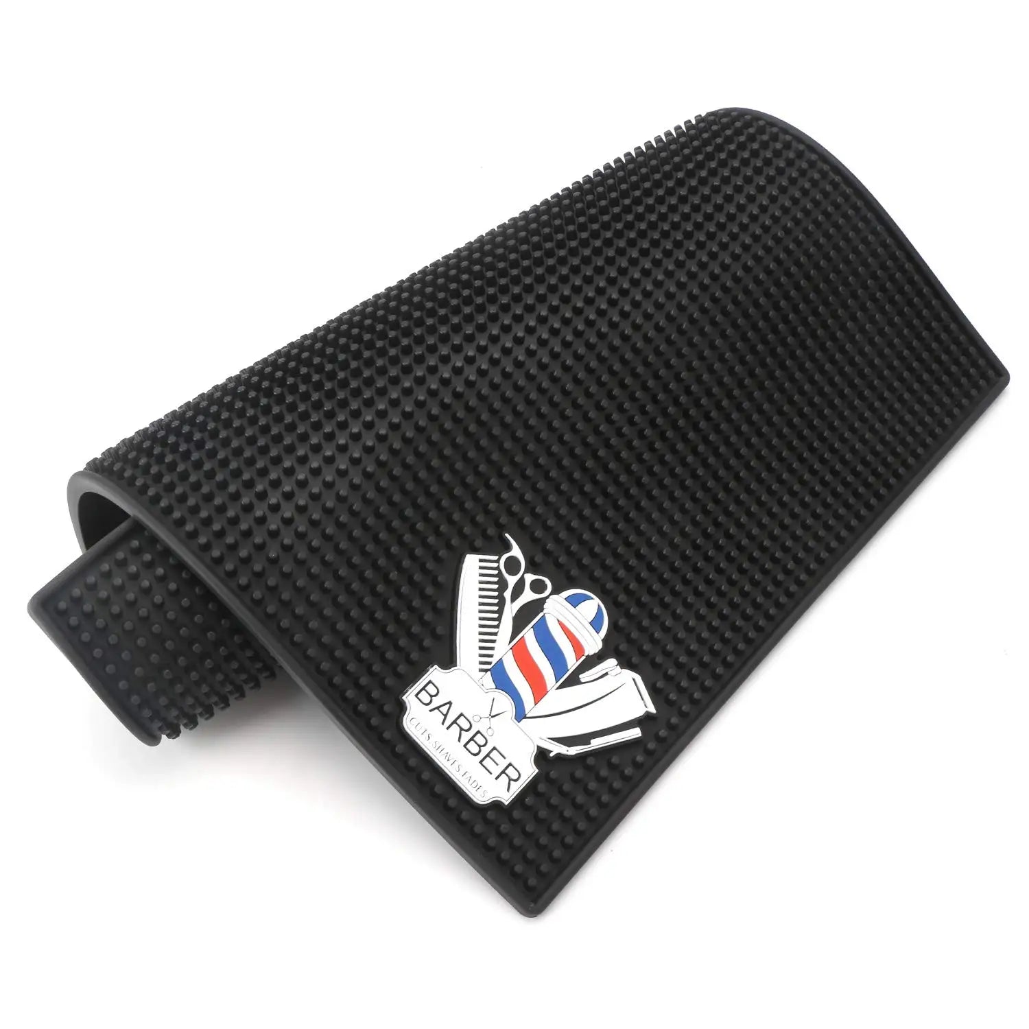 Barbershop Silicone Non-slip Station Mat Hairdressing Scissor Tool Storage Display Pad Professional Salon Bar Accessory Supplies Peaceful Pleasures Health and Wellness