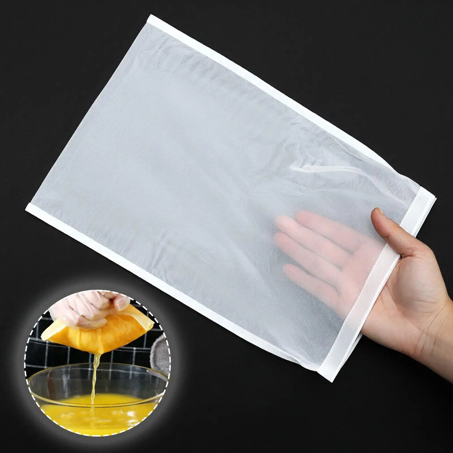 200 Mesh Strainer Bag – Nut Milk, Tea & Cold Brew Filter