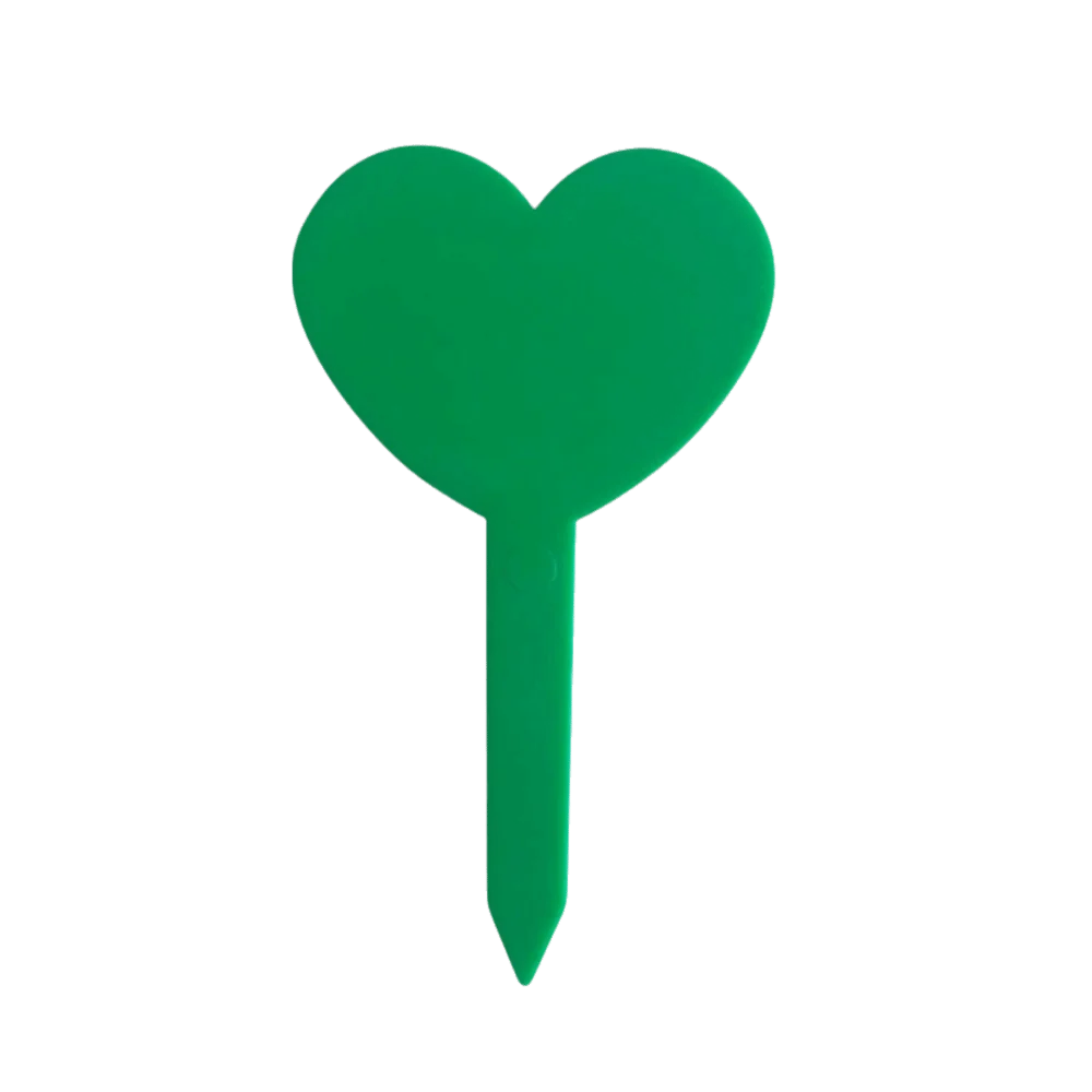 100PCS Heart-Shaped Waterproof Plant Labels | Reusable Garden Tags