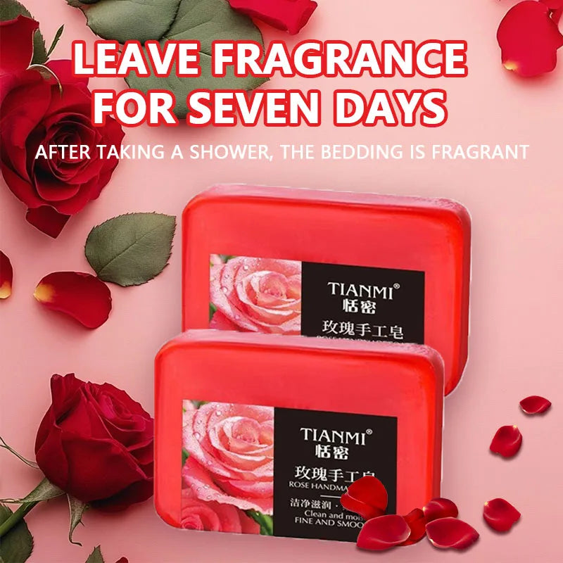 Rose Essential Oil Soap – Deep Cleanse & Moisturize Face & Body