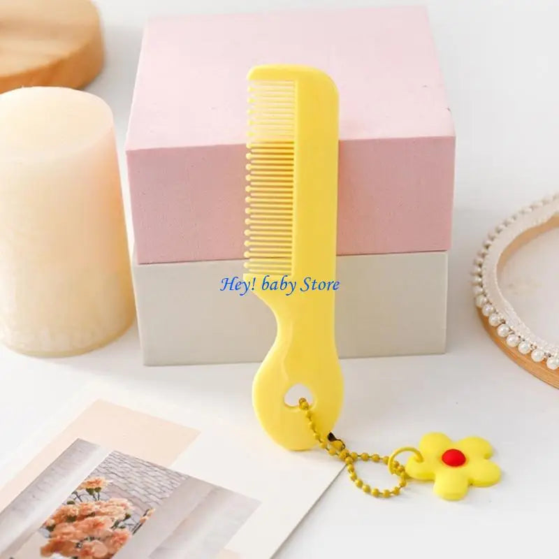 Kids Cartoon Floral Hair Comb – Anti-Static, Baby & Girls