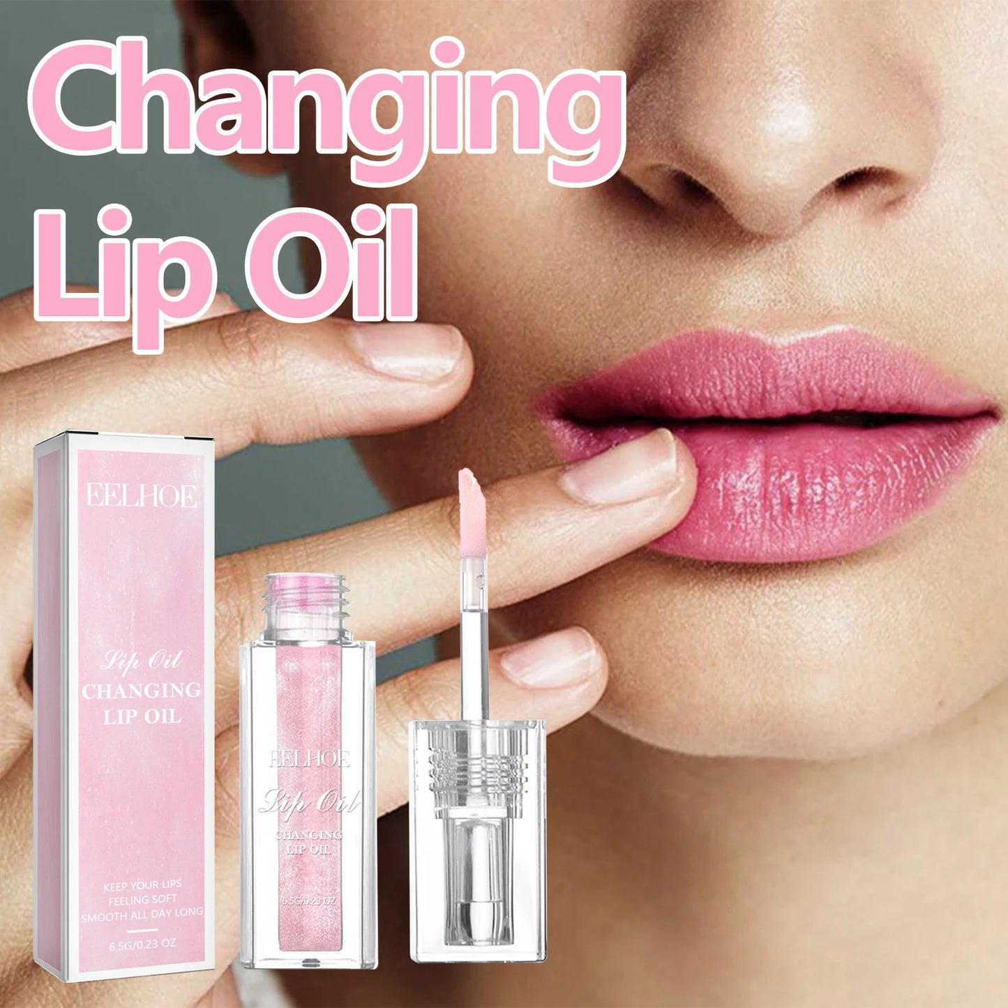 Color Changing Lip Oil – Hydrating & Smoothing Lip Treatment