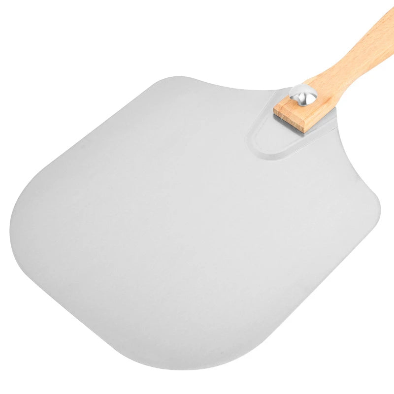 Big Pizza Perforated Shovel Paddle Short Handle for Oven Turning Peel Kitchen Tools Nonstick Pizza Baking Peaceful Pleasures Health and Wellness