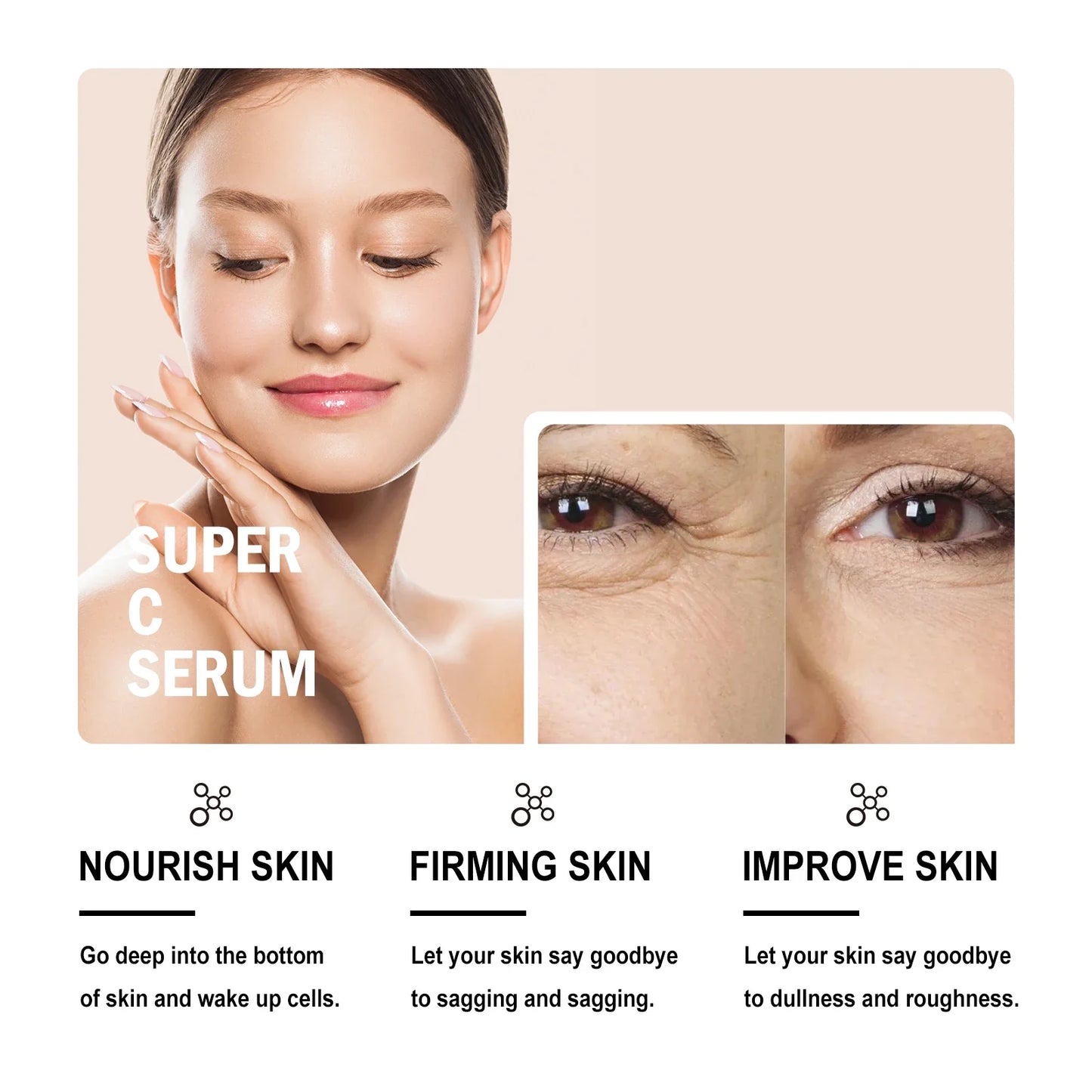 EELHOE Vitamin C Face Serum – Brightening & Moisturizing
