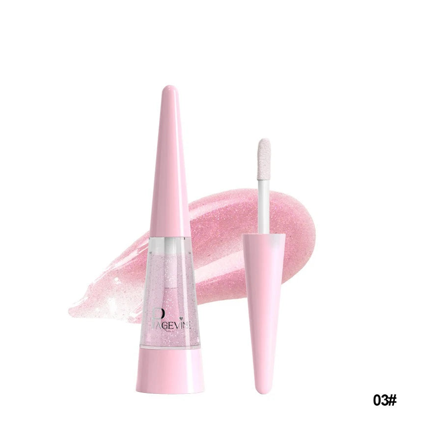 Exfoliating Plumping Lip Oil | Glass Shine Hydrating Lip Gloss