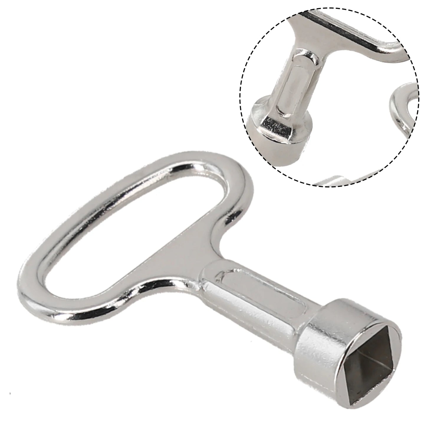 Square Key Water Tap Vent Heating Cabinet Door Lock Turn Tongue