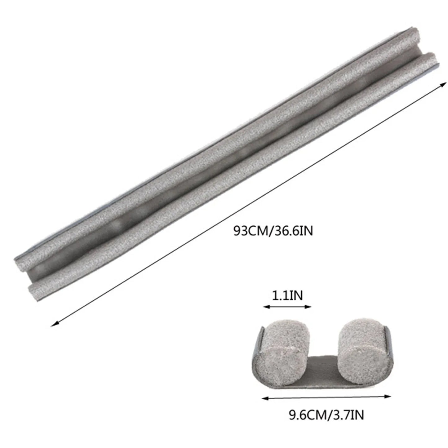 36" Adjustable Door Draft Stopper – Noise & Breeze Blocker