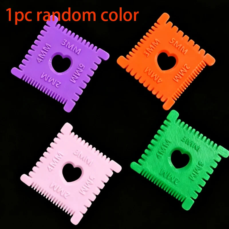 Manual Sewing Tool Needle Thread Ruler Containing 2 3 4 Spacing