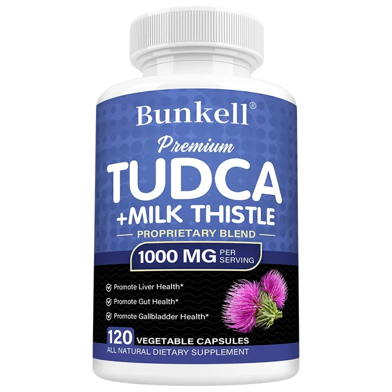 Liver Detox Capsules with Milk Thistle & TUDCA | Bunkell