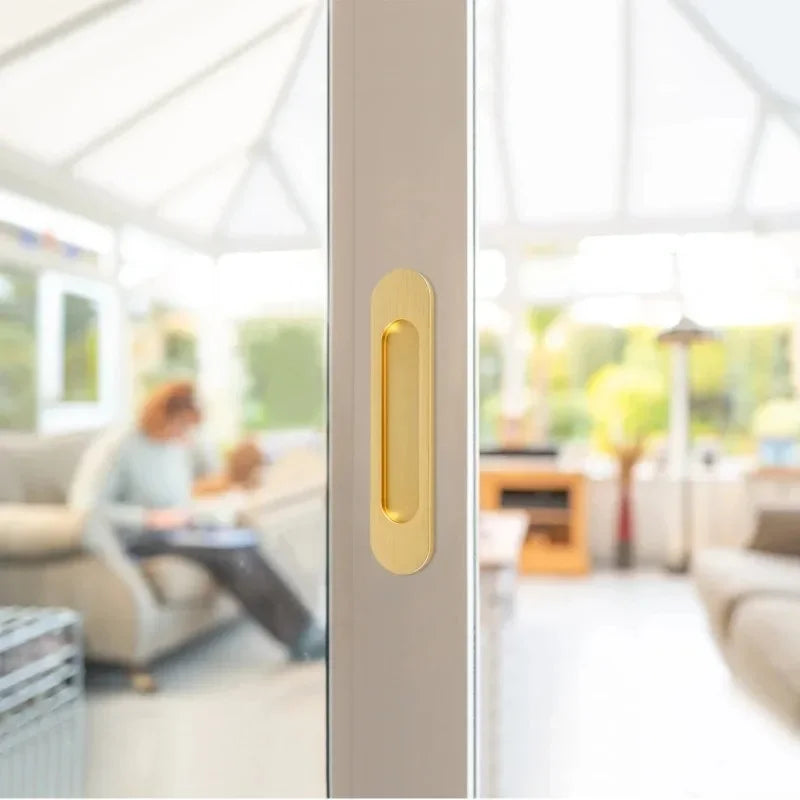 4-Pack Self-Adhesive Sliding Door Handles – No-Drill Cabinet Pulls