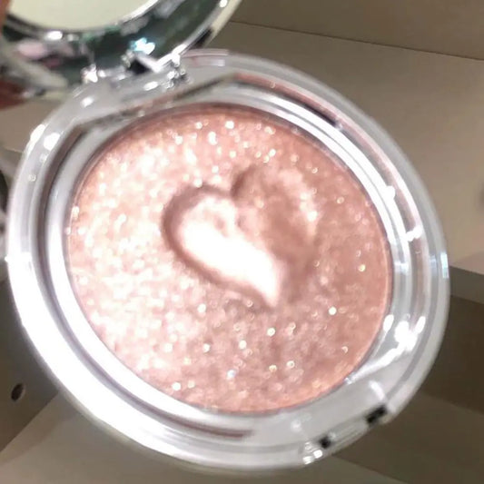 Diamond Highlighter Powder Palette Waterproof High Gloss Glitter Body Highlight Eyeshadow Face Contour Illuminator Makeup Peaceful Pleasures Health and Wellness