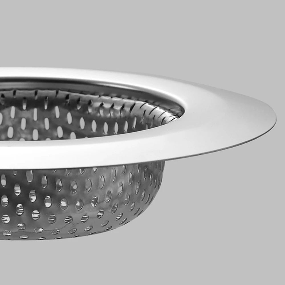 Strainer Stainless Steel Sink Stopper Innovative Practical Design Mess-Free Draining Strainer for Kitchens Restaurants Sewer Peaceful Pleasures Health and Wellness