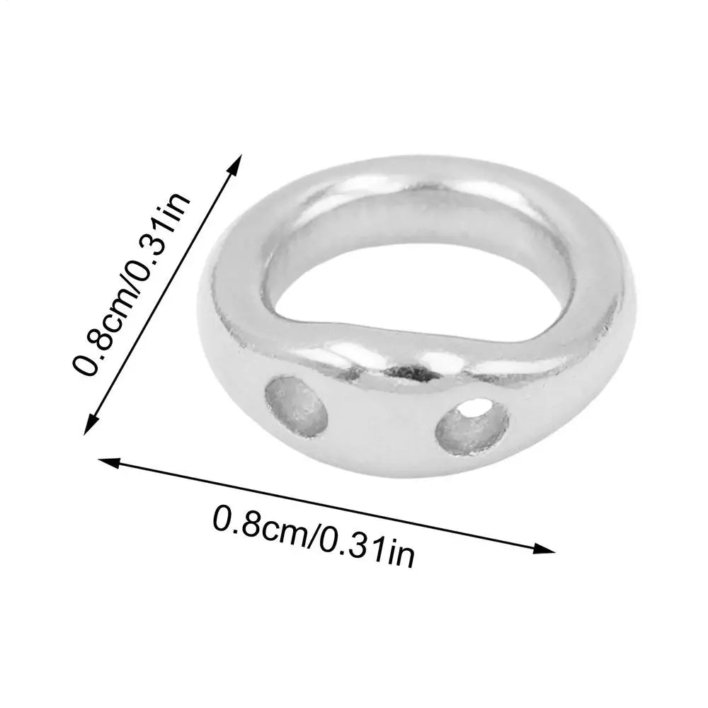 20pcs Copper Double Hole Jump Rings for Jewelry Making