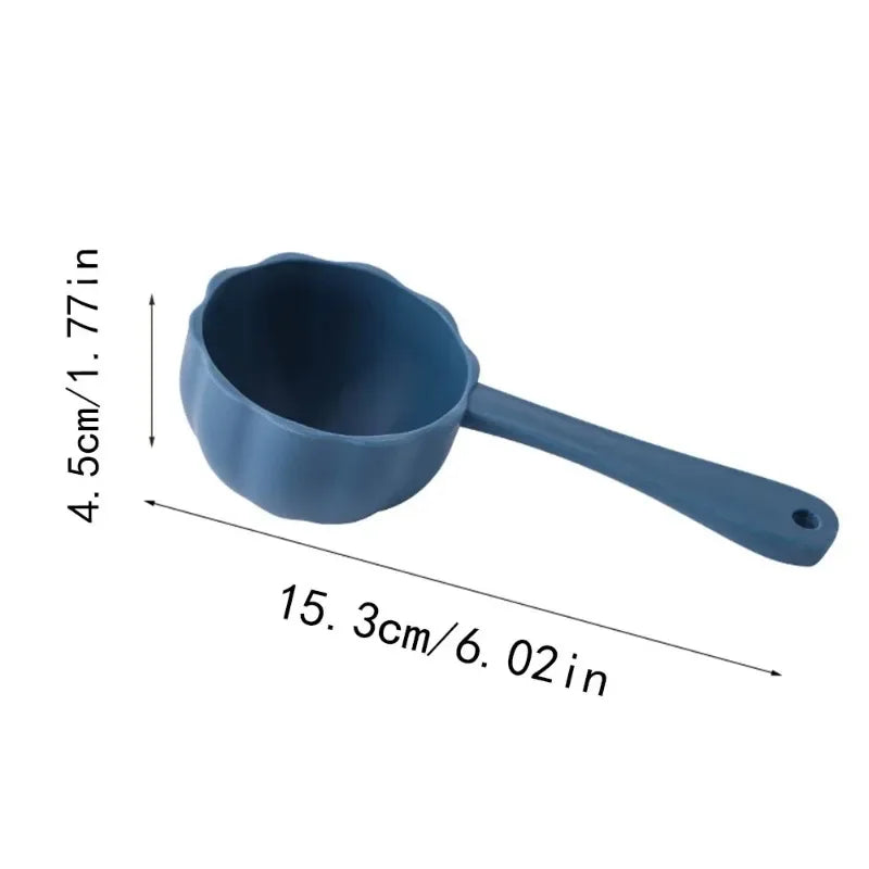 Round Bottom Pet Food Scoop – Cat & Dog Measuring Spoon