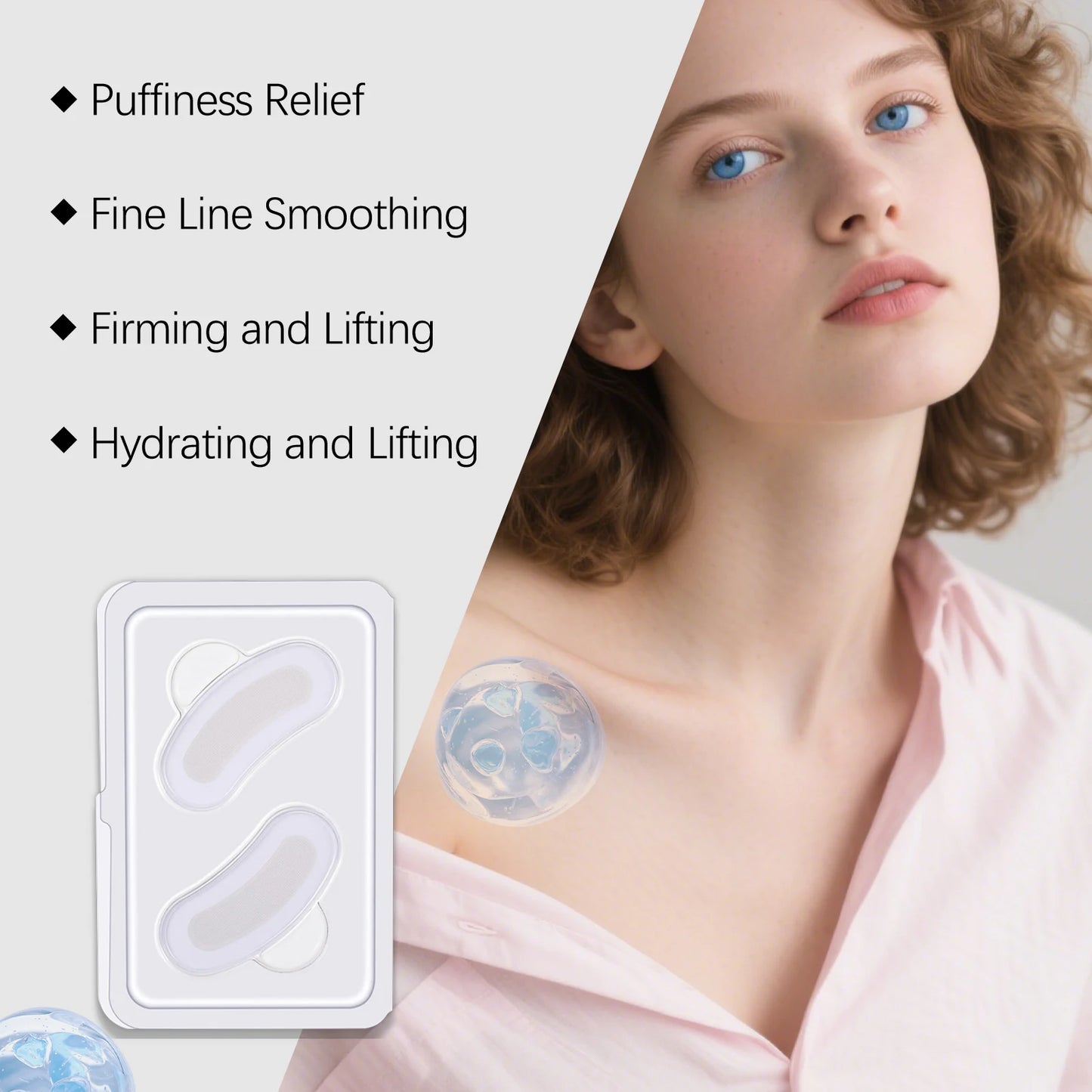 Microneedle Eye Patches – Hyaluronic Acid Dark Circles Firming