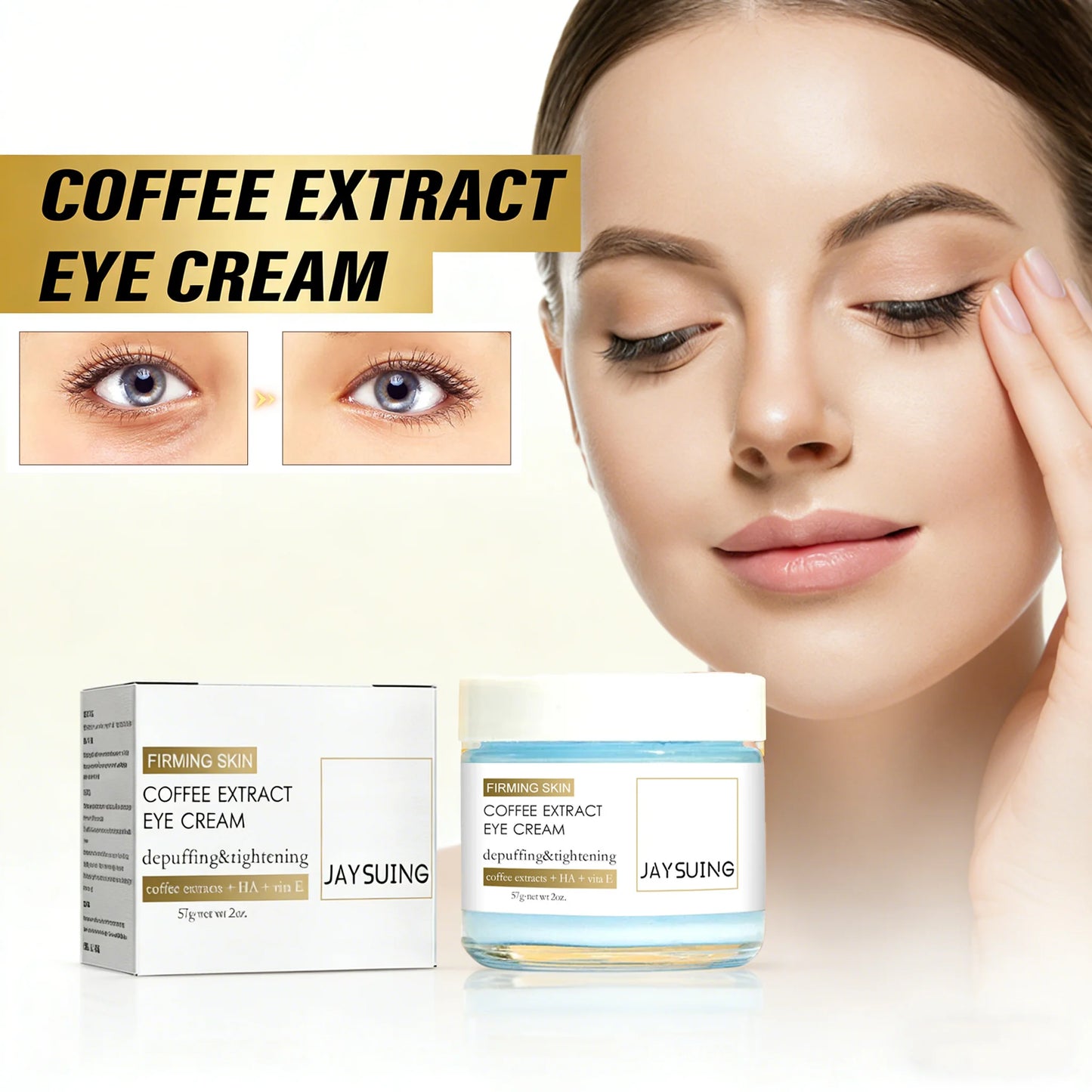 Coffee Eye Cream – Firming, Hydrating & Brightening | 57g
