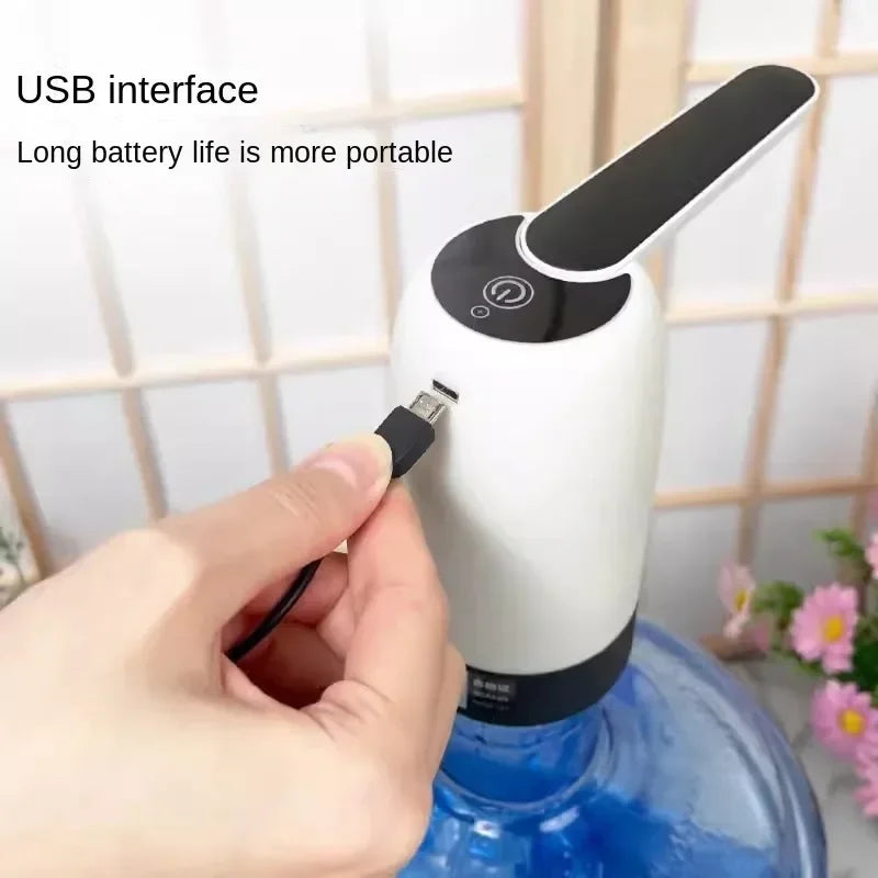 Electric Water Bottle Pump Dispenser – Quiet Self-Priming