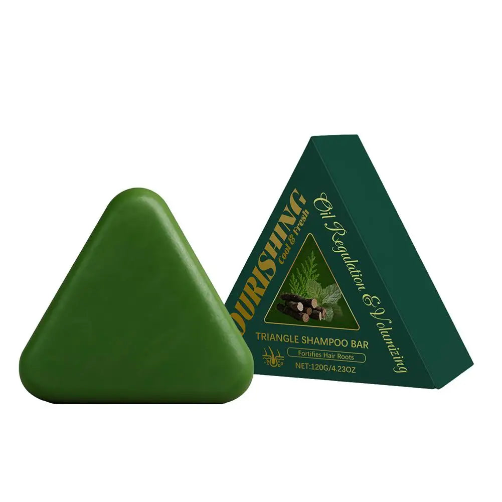 1/3PCS Usman Grass & Platycladus Natural Herbal Shampoo Soap Strengthens Roots Controls Oil Cleanses Scalp Hair Growth Hair Soap Peaceful Pleasures Health and Wellness Usman F